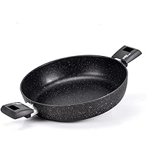 Tegame Moneta Etnea 28 Cm Nero - Alluminio Forgato, Antiaderente Artech Stone, Doppio Manico, Made Italy - Foto 10