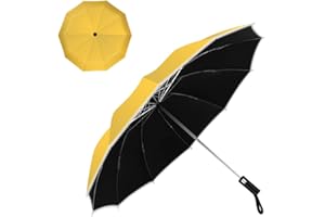 Lively Life Ombrello Portatile Automatico Antivento, Ombrello Pieghevole Compatto Resistente Leggero con Rivestimento in Teflon Ombrello Impermeabile da Viaggio