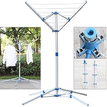 Séchoir Parapluie Leifheit Linomatic 400 Easy - 40m De Longueur, Système Easy-Lift - Pour 4 Machines