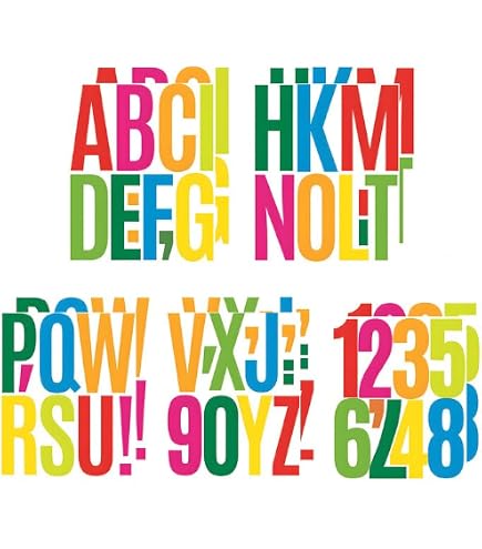 10 Fogli Adesivi Lettere E Numeri Bianchi 15,2 Cm – Vinile Spesso Resistente Per Esterni, Cassette Postali, Insegne, Auto - 4