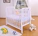 Tutti Bambini Jenny Dropside Cot With Wheels (White)