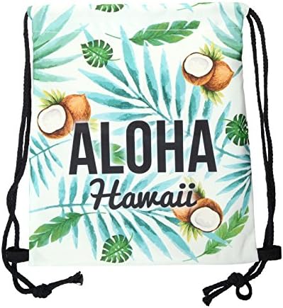 cosey - gym bag with allover print - Aloha Haweii design