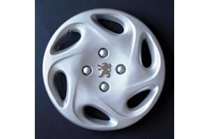 Wheeltrims Lot de 4 enjoliveurs pour Peugeot 206/106/306/406/806/Ranch/Bipper avec Jantes Originales 33 cm