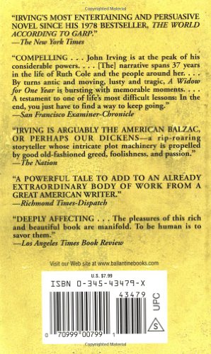 Couverture du livre de A Widow for One Year