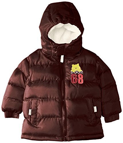 Disney Baby Boys Winnie the Pooh NH0010 Coat, Seal Brown, 0-6 Months (Manufacturer Size:6 Months)