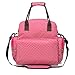 Produktbild iSuperb Wickeltasche Wasserdicht Wickeltaschen Diaper Bag Rucksäcke Baby Backpack Große (Rosa)