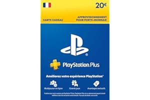 Sony PlayStation Plus, Carte d'Abonnement Premium 1 Mois, Jeux Mensuels, Multijoueur en Ligne, Contenu Exclusif, Compte Français