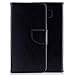 Produktbild Samsung Galaxy S8 Plus Hülle, Samsung Galaxy S8 Plus Schutzhülle Leder Hülle, Alfort Flip Wallet Fashion Design Dual Use Falten Premium PU Leder Tasche Kartenfach Case Cover Flip Mappen Kasten Abdeckung für Samsung Galaxy S8 Plus 6.2" Smartphone Funktion Standfunktion Unterstützte Telefone und Magnetverschluss ( Schwarz )