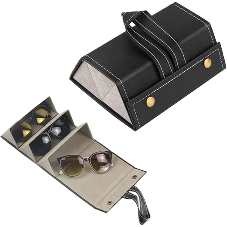 Étui De Rangement Pour Lunettes De Soleil, 3 Couches, 24