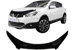 SCOUTT Bonnet Wind Deflector Insect Stone Chip Protection for Qashqai +2 2008-2013, Aerodynamic, Easy Installation, Hood Protection Mask