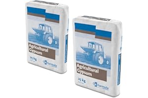 VESEY GALLERY Agricultural Gypsum Heavy Soil Improver. 50kg Bulk Purchase