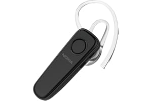 Nokia Solo Bud In Ear Wireles Mono Bluetooth 5.0 Headset (SB101),Ligero con llamadas de voz cristalinas, hasta 6.5 horas de tiempo de conversación, micrófono para llamadas manos libres, negro