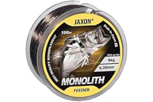 Jaxon Angelschnur Monolith Feeder 150m / 0,16-0,35mm Spule Monofile Feederschnur