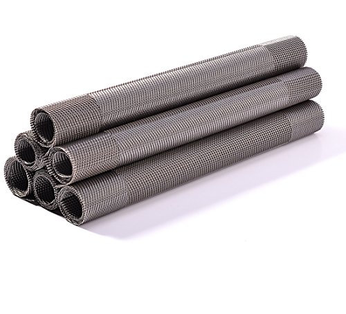 ISIYINER 6er-Set hochwertige Tischsets / Platzset braun 30×45 cm, gewebt aus PVC und Polyester, in verschiedenen Farben erhältlich - 7
