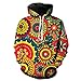 Produktbild Binggong Herren Shirt,Herren Hoodie Herbstmode festlich Drucken Kapuzen Sweatshirt Top Funktionsshirt geeignet für Party Hochzeit Mode Held Design Hoodie Shirt Basic
