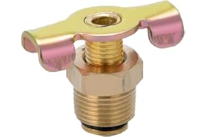Amagogo Air Tank Drain Valve Switch Plug Screw Brass with T-Handle 3/8inch