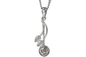 Cairn CHARLES RENNIE MACKINTOSH Silver Pendant - Willow Necklace. Mackintosh Jewellery 544