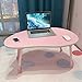 Produktbild PENGFEI Laptoptisch Lapdesk Betttablett Laptop-Computer Steht Tragbare Stehpult Lapdesks Mehrzweck Tischbeine Klappbar Picknick Im Bett Lesen Holzwerkstoffe, 7 Farben 2 Größe (Farbe : 2# 60x40x28CM)