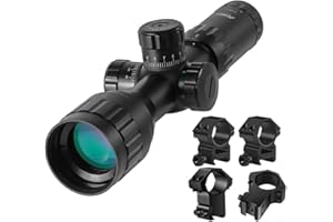 Paike 3-9X32 AOEG Rifle Scope Mil-DOT Reticolo Rosso e Verde DOT Scope Illuminato Ottica di Caccia