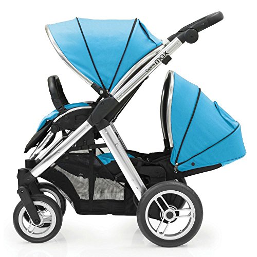 Babystyle Oyster Max 2 Tandem Pushchair - LIE FLAT - Mirror/Ocean - NEW