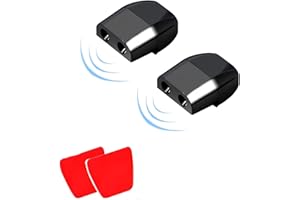 VDFJEK 2 Pcs Deer Whistles for Cars, Deer Warning Whistle Devices, Animal Alert Horn Devices, Vehicles Deer Horn Warning Device, Repellent Devices With Adhesive for Car Truck And Motorcycle