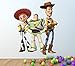 TOY STORY FULL COLOUR WALL STICKER - GIRLS BOYS DISNEY BEDROOM C123 Size: Large