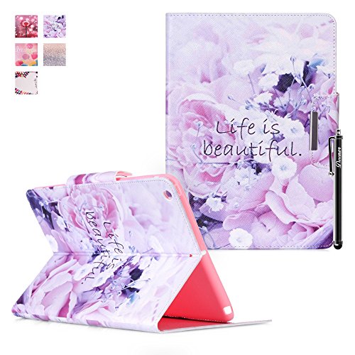 iPad Mini 3 Hülle, iPad Mini 3 Cover, Deenor Colorful Classic Design PU Leder Stand schutzhülle hülle für Apple iPad Mini iPad Mini 2 iPad Mini 3. Life