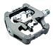 Produktbild Wellgo D10 Magnesium Downhill MTB Click SPD Plattform Pedale titan-finish