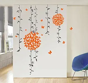 Decals Design 'Butterflies' Wall Sticker (PVC Vinyl, 50 cm x 70 cm, Multicolour)
