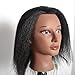 Yak Hair Manikin,Cosmetology Ethnic Human Hair Manikin,come with free clamp
