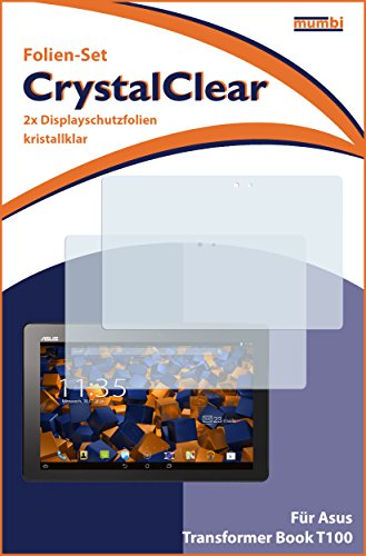 2x mumbi Schutzfolie ASUS Transformer Book T100 (T100TA 25.65 cm 10.1 Zoll) Folie Displayschutzfolie - 3
