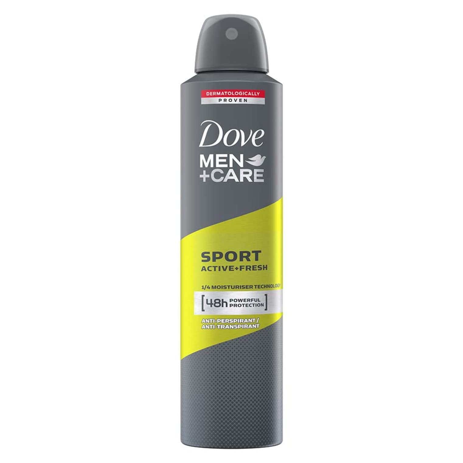 Dove Men+Care Sport Active+ Fresh Dry Spray Antiperspirant Deodorant, Up To 48 hrs Protection From Sweat & Odour, Dermatologi