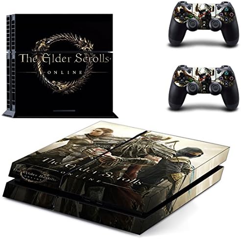 PS4 / Xbox ONE Skin Sticker The Elder Scrolls ONLINE Skyrim Vinyl Decal for Console & 2 Controllers (ps4 original)