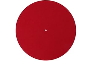 MORNINGMO 12 inches Audiophile 3mm Thick Felt Platter Vinyl Record Players Anti-Static for Supporting Thinner Vinyl Record turntable mat audio technica turntable dj turntable dj equipment cork record dj