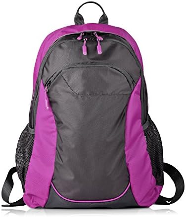 HIZOON Casual Backpack Rucksack (30L) | Large Lightweight Waterproof | Men Women Travel Bag for School Gym Hiking Trekking Camping, Fits 15 Inch Laptop (Rose Red)