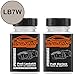 Produktbild TRISTARcolor Autolack Lackstift Set VW/Volkswagen LB7W Tungsten Silver Metallic/Gris Nuit Metallic Basislack Klarlack je 50ml