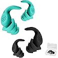 MAKINGTEC Soundproof Earplugs, Ear Plugs for Sleeping, Reusable Silent Anti-Noise dormitory nap, with 40dB Highest NRR Airplanes Swimming Concerts Travel (2 Pairs)