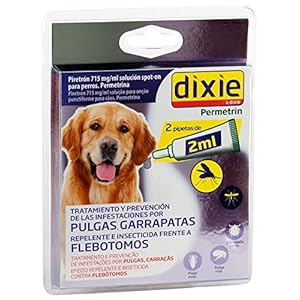REPELENTE PIPETA PERRO MAS 15 KG 2X2 ML DIXIE