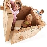 DESARROLLA LA IMAGINACIÓN Y LA CREATIVIDAD DE TU HIJO con nuestro gran kit de bloques de construcción gigantes, que no solo permitirá a tu pequeño constructor crear fuertes ÉPICOS de tamaño real, sino que también estimulará la creatividad, la imaginación y fomentará el desarrollo de habilidades esenciales, como las habilidades espaciales, las habilidades motoras finas y la coordinación óculo-manual.
