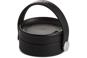 Hydro Flask - Tapón Cantimplora Isotérmica Flex Sip Antifugas para Botella Térmica Apertura Ancha - Tecnología Aislante Honeycomb Insulation - Apto para Lavavajillas - Black