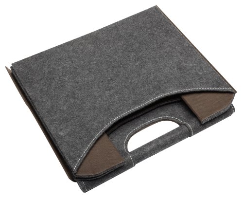 REFLECTS Zeitungsständer, Zeitschriftensammler, Magazinsammler aus Filz LONGMONT anthrazit-grau - 2