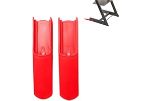 Hxeternal Lot de patins étendus compatibles avec les chaises hautes Stokke Tripp Trapp - Compatible avec les modèles Tripp Trapp après mai 2006 (bordeaux)