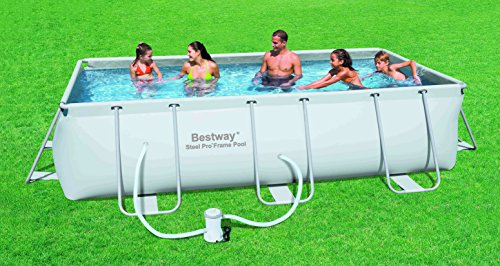 Bestway 56251 Frame Pool „Power Steel“ Set mit Filterpumpe 404 x 201 x 100cm - 3