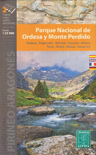 Ordesa et Monte Perdido National Park (Espagne, Pyrénées) 1:25.000 carte de randonnée topographique ALPINA francais Ordesa et Monte Perdido National Park (Espagne, Pyrénées) 1:25.000 carte de randonnée topographique ALPINA francais