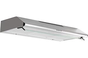 Hotte casquette Airlux AHC840IX - Hotte aspirante Casquette - largeur 80 cm - Débit d'air maximum (en m3/h) : 345 - Niveau sonore Décibel mini. / maxi. (en dBA) : 52 / 68