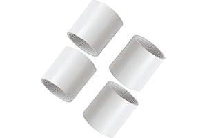 JR HENRY Replacement Long Lamp Shade, Lamp Holder Skirt, 36mm (1.7/16 inch) White - Pack of 4 Pieces