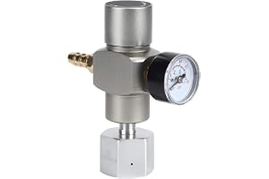 Co2 Gasregulator 2 i 1 Mini Soda Tryckmätare Öl Kegerator Regulator Co2 Dispenser med 3/8 "till Tr21.4 Gängadapter