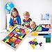Produktbild DDG EDMMS Tetris-Puzzle aus Holz, Tetris, Tangram, Brain Teaser, Lernspielzeug für Babys