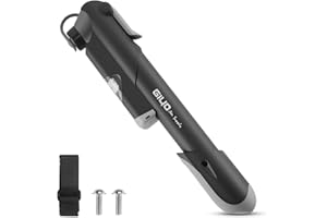 Zosenyer Mini Inflador Bicicletas con Boquilla de Aire Universal, Bomba de Bicicleta Portátil 120 PSI Motobomba con Válvula Presta, para Montaje en Bike Montaña, Triciclo Electrico Adulto Accesorio