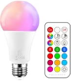Mengjay LED RGB Farbwechsel Lampe E27/GU10 – 180 LM, Fernbedienung, Dimmbar, Für Ambiente-Beleuchtung